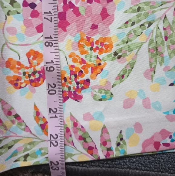 Talbots Bright Multicolor Floral Print Skirt Womens Size 6 A Line Knee Length - Picture 11 of 11